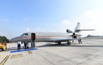 Pesawat Dassault Falcon 8X/Hibata.id