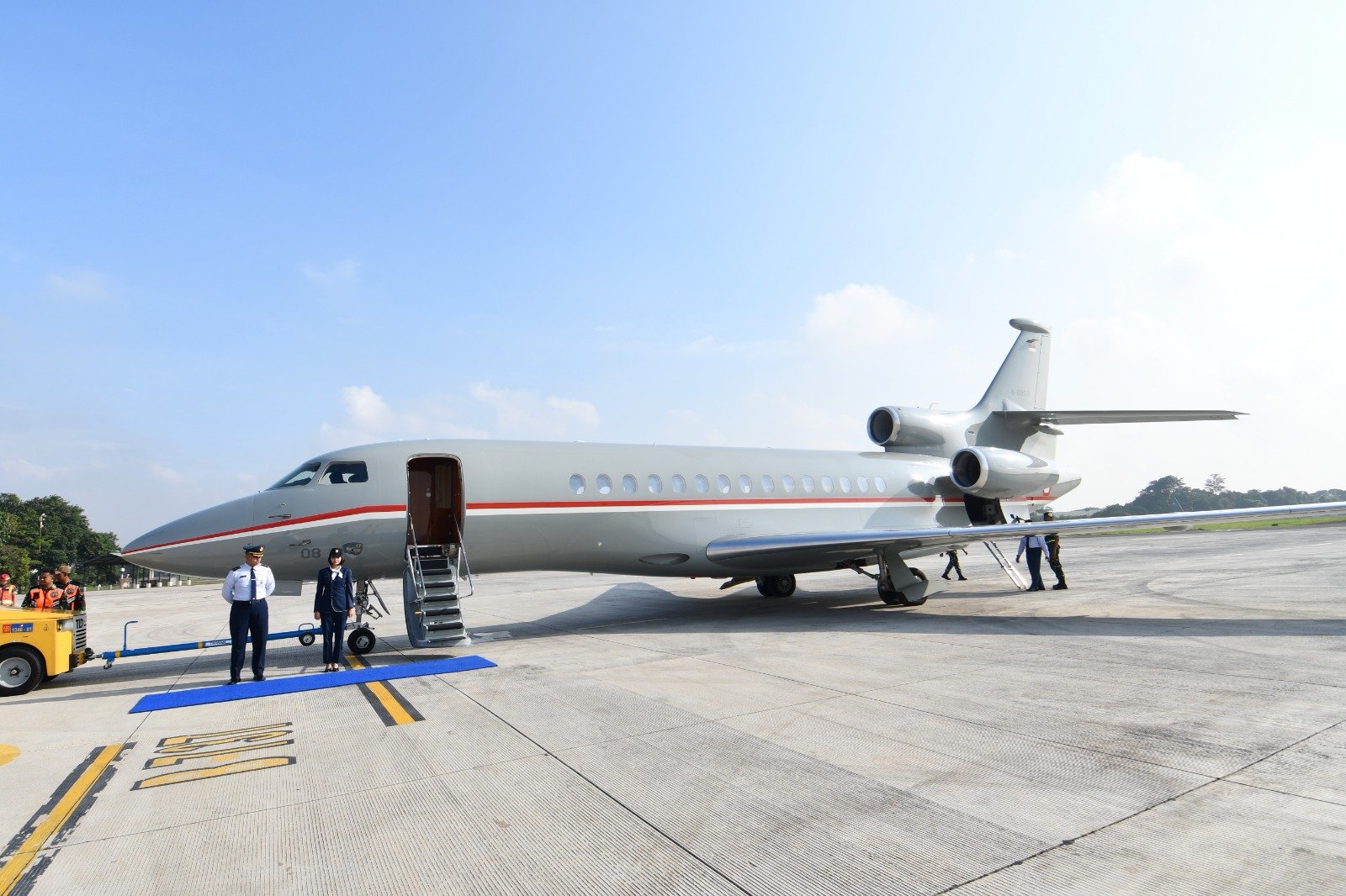 Pesawat Dassault Falcon 8X/Hibata.id
