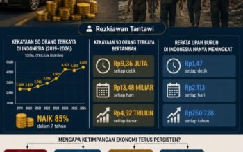 Dua Wajah Indonesia: Ketimpangan Ekonomi dan Pertanyaan “Ekonomi Siapa yang Tumbuh?”/Hibata.id