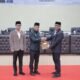 Wali Kota Kotamobagu, Weny Gaib, bersama Wakil Wali Kota Rendy Virgiawan Mangkat menghadiri Rapat Paripurna DPRD Kota Kotamobagu, Kamis, 30 April 2026. (Foto: Humas Pemkot Kotamobagu)