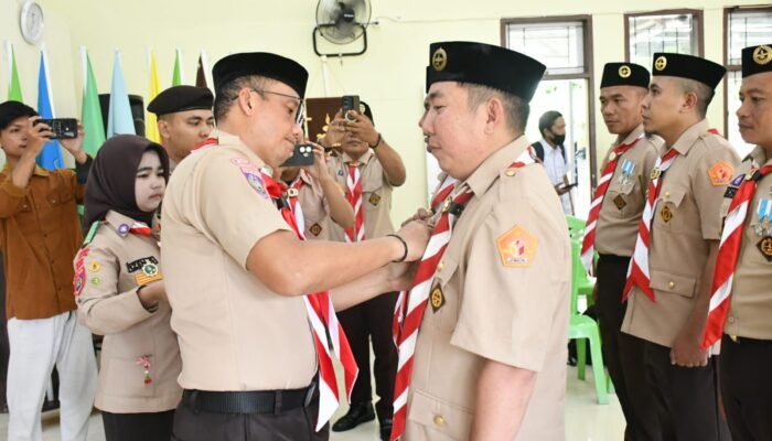 Saka Adhyasta Pramuka Pemilu Boalemo Dikukuhkan, Perkuat Pendidikan Demokrasi