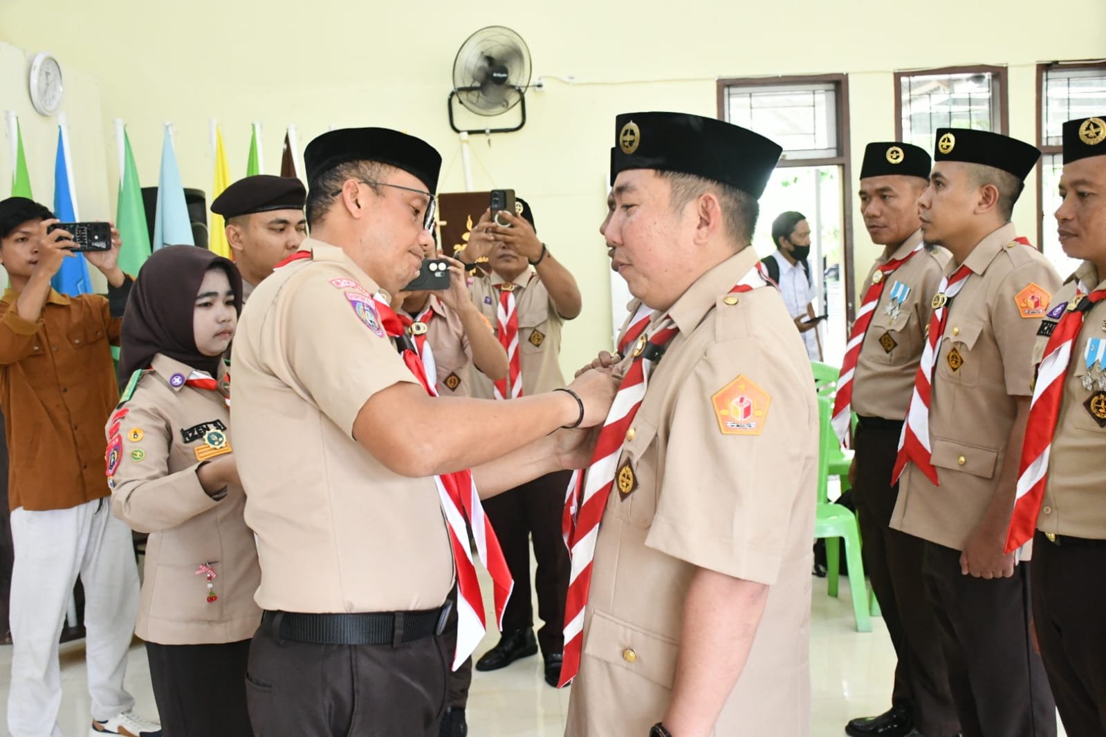 Saka Adhyasta Pramuka Pemilu Boalemo Dikukuhkan/Hibata.id