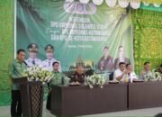 Wali Kota Kotamobagu Weny Gaib bersama Wakil Wali Kota Rendy Virgiawan Mangkat menerima kunjungan kerja Kepala Kejaksaan Tinggi Sulawesi Utara Jacob Hendrik Pattipeilohy di Kota Kotamobagu, Kamis (7/5/2026). (Foto: Humas Pemkot Kotamobagu)