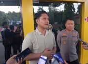 Kasat Reskrim Polres Bone Bolango AKP Robin Thalib bersama Kapolres Bone Bolango/Hibata.id