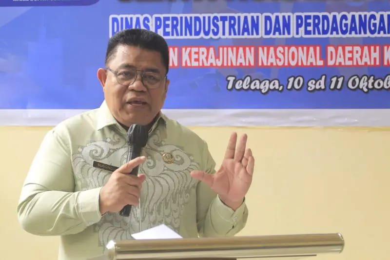 Sekretaris Daerah Kabupaten Gorontalo, Sugondo Makmur/Hibata.id