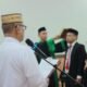 Bupati Bone Bolango, Ismet Mile, resmi melantik sejumlah pejabat fungsional dan pengurus Dewan Pendidikan/Hibata.id