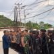 Kapten Zainal Arifin memimpin apel kesiagaan pengamanan menjelang kedatangan Presiden Republik Indonesia, Prabowo Subianto, di kawasan KNMP Provinsi Gorontalo, Jumat (08/05/2026)/Hibata.id