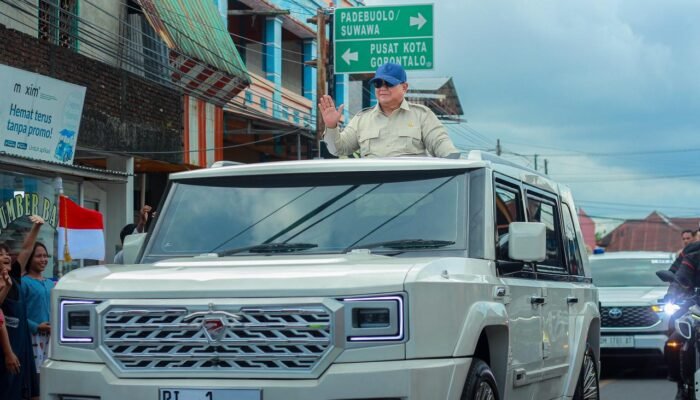 Prabowo di Gorontalo Naik Maung MV3 Garuda, Segini Harga Mobilnya