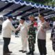 Wali Kota Gorontalo, Adhan Dambea saat menyambut Presiden Republik Indonesia Prabowo Subianto yang berkunjung ke ke Kampung Nelayan Merah Putih (KNMP) di Kelurahan Leato Selatan, Kecamatan Dumbo Raya, Sabtu, 9 Mei 2026. (Foto: Humas Pemkot Gorontalo)