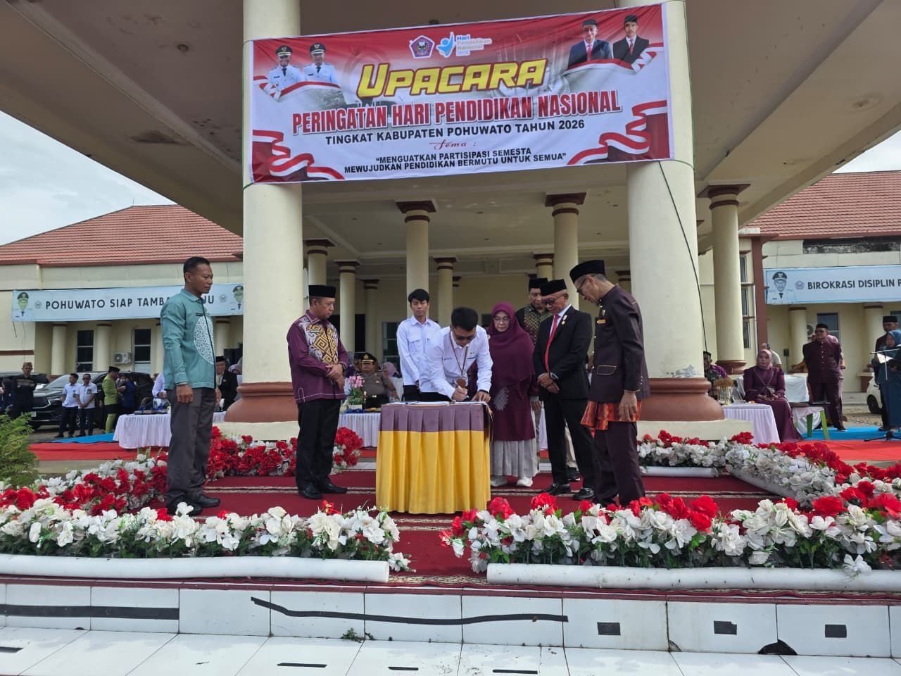 PLN Nusantara Power UP Gorontalo mendukung penguatan pendidikan lingkungan melalui pengembangan kurikulum muatan lokal bertema keanekaragaman hayati pada momentum Hardiknas 2026/Hibata.id