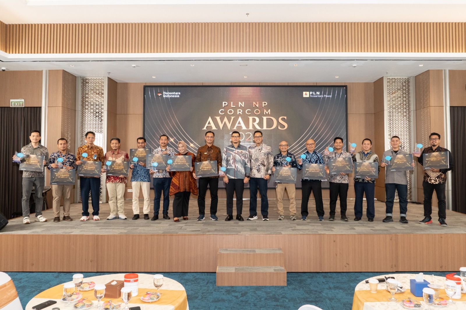PLN Nusantara Power UP Gorontalo meraih tiga penghargaan dalam Corporate Communication Award 2025/Hibata.id