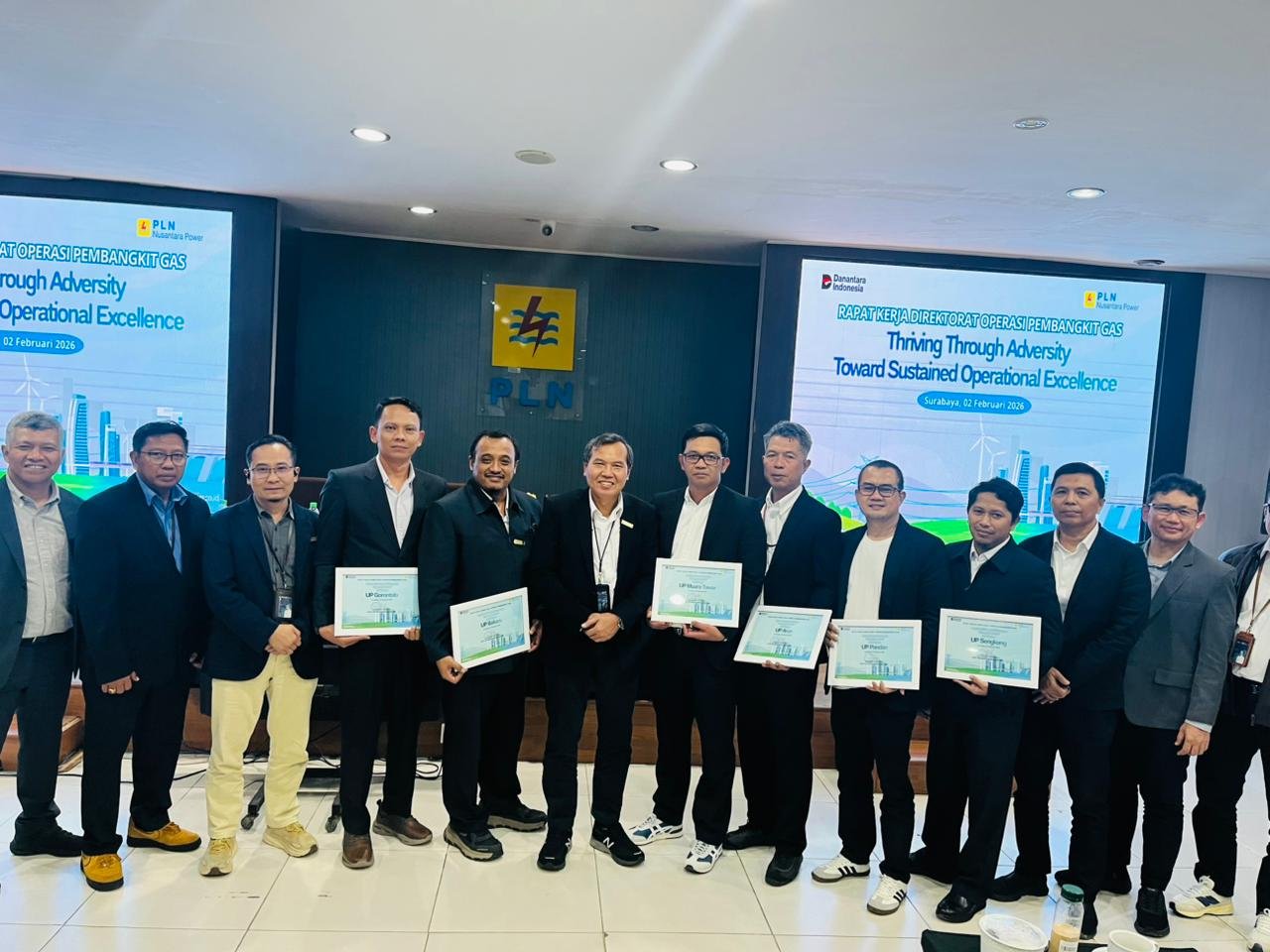 PLN Nusantara Power UP Gorontalo meraih penghargaan Best EAF 1st Winner Regional Sulawesi-Kalimantan berkat keandalan pembangkit dan konsistensi menjaga pasokan listrik/Hibata.id