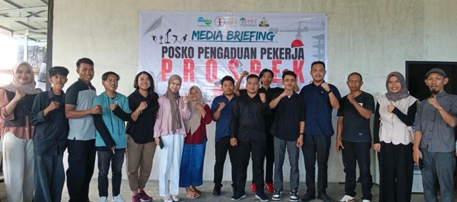 Peluncuran Posko Pengaduan Pekerja (PROSPEK) di Kabupaten Buol. (Foto: Jaringan Jaga Deca)