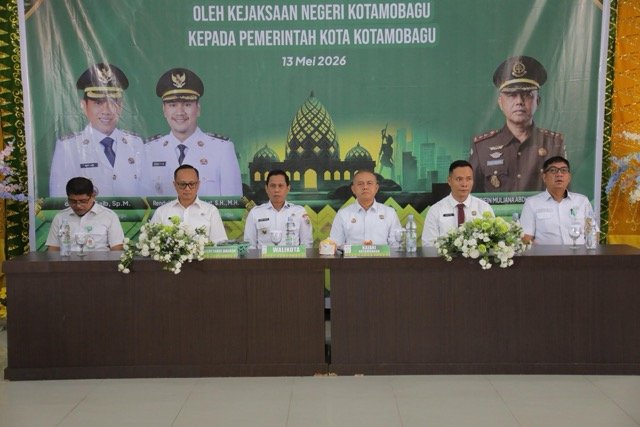 Pemerintah Kota Kotamobagu resmi memperkuat kerja sama di bidang hukum dengan Kejaksaan Negeri Kotamobagu. (Foto: Humas Pemkot Kotamobagu)