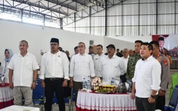 Bupati Boalemo, Rum Pagau saat hadir dalam peresmian 1.061 Koperasi Desa Merah Putih (KDMP) secara nasional oleh Presiden Republik Indonesia, Prabowo Subianto, Sabtu, 16 Mei 2026. (Foto: Humas Pemkab. Boalemo)