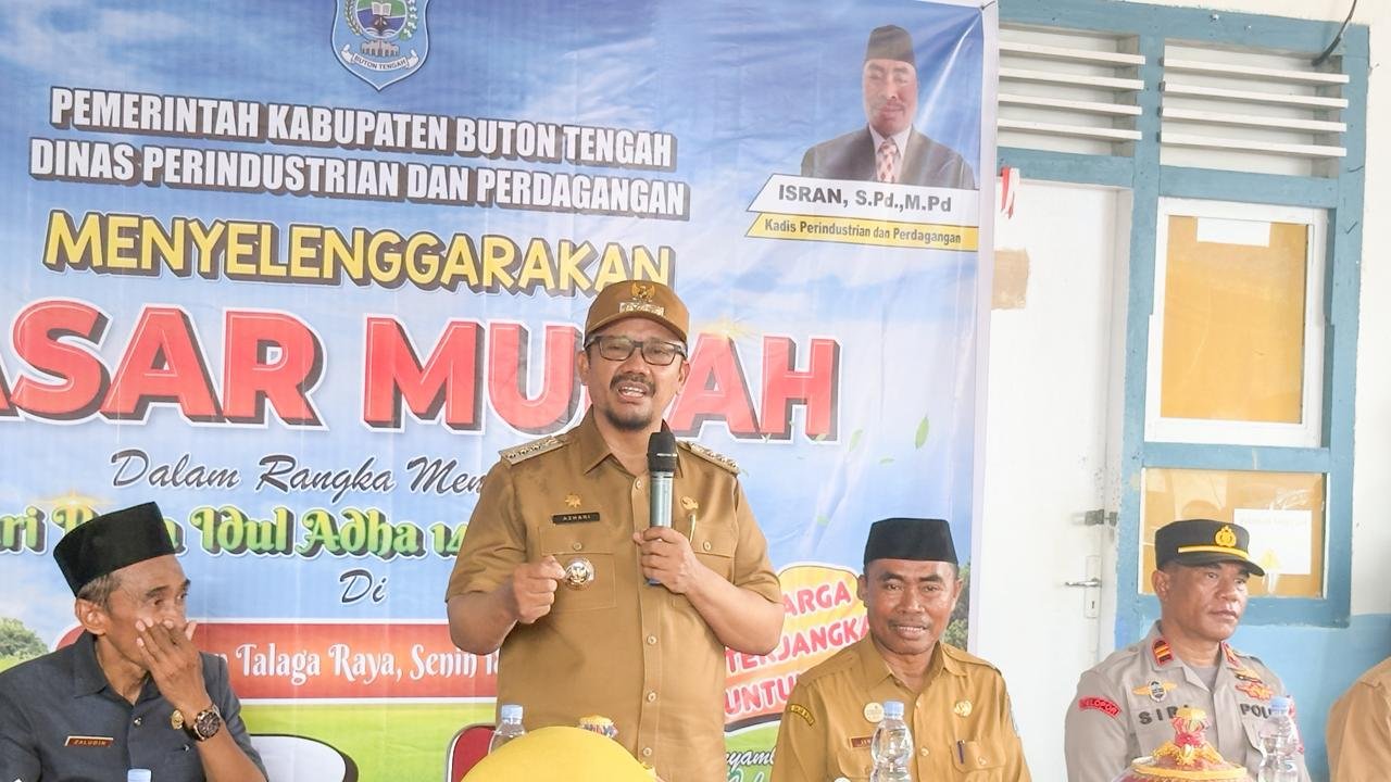 Kunjungan Bupati Buton Tengah, Azhari, ke Talaga Raya, Senin (18/5/2026)/Hibata.id