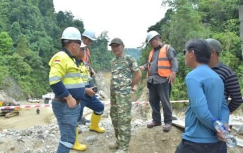 PGM meminta penambang dan pengemudi ojek tidak memasuki area konstruksi bendungan di Hulawa, Pohuwato. Pemda dan DPRD siapkan solusi/Hibata.id
