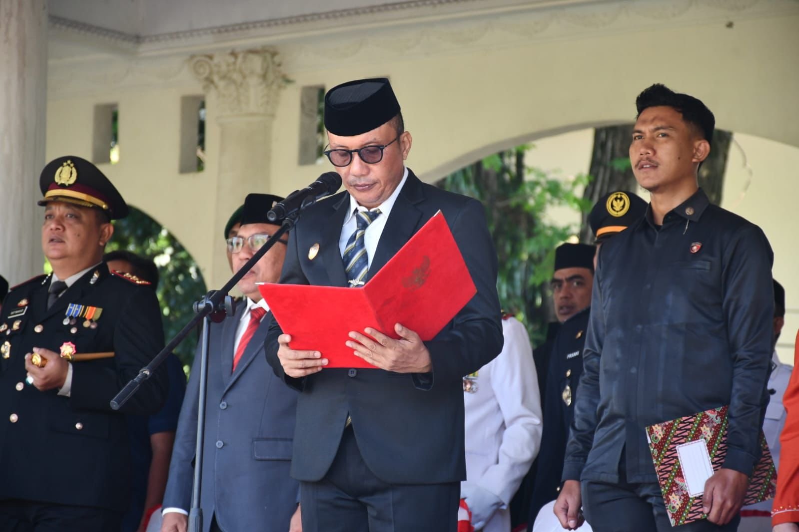 Wakil Bupati Boalemo Lahmuddin Hambali memimpin upacara Hari Kebangkitan Nasional 2026/Hibata.id