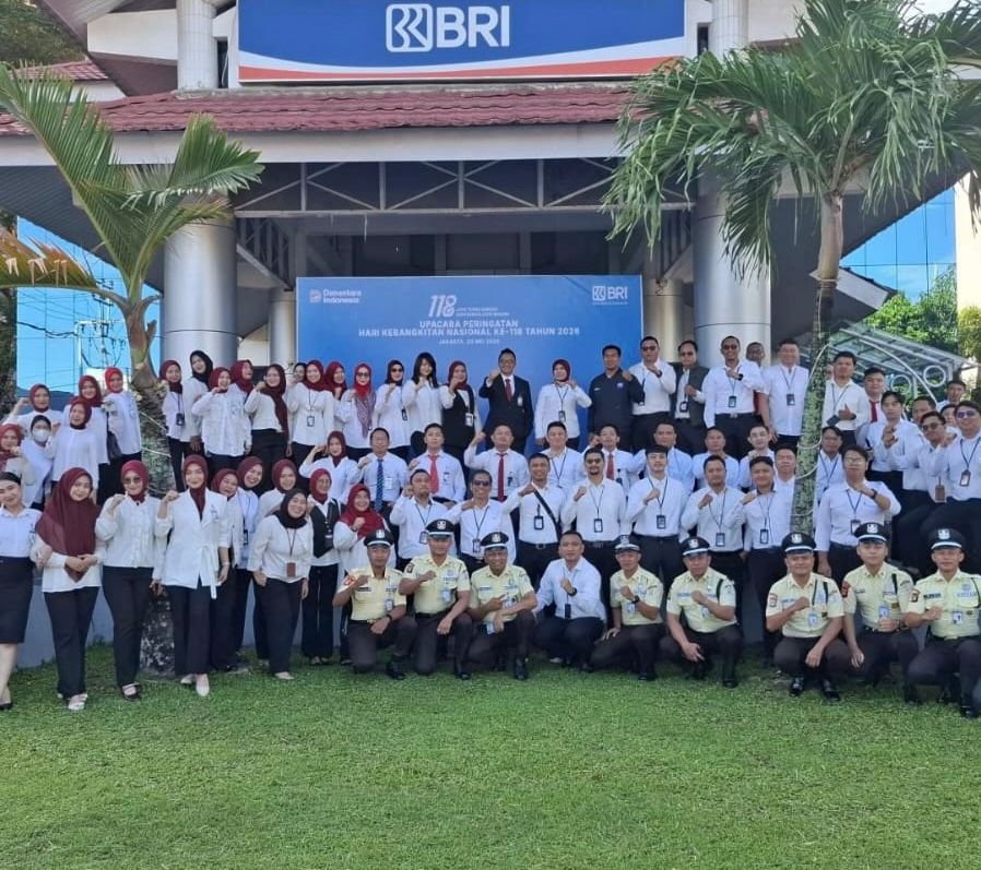 BRI Cabang Gorontalo memperingati Hari Kebangkitan Nasional 2026 dengan menegaskan komitmen mendukung generasi muda unggul melalui literasi digital/Hibata.id