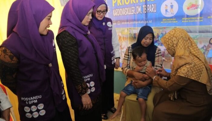 Ketua Tim Pembina Posyandu Asahan Tinjau Dua Posyandu