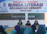 Bunda Literasi Asahan Lantik Penggerak Literasi Kecamatan Meranti