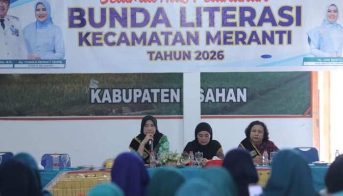 Bunda Literasi Asahan Lantik Penggerak Literasi Kecamatan Meranti