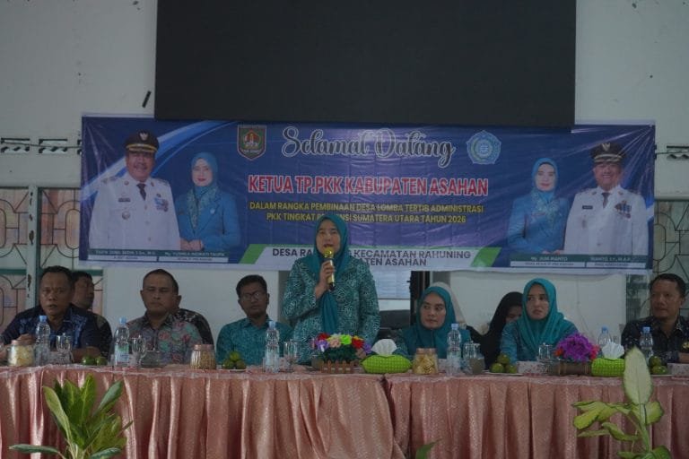 Ketua Tim Penggerak (TP) PKK Kabupaten Asahan, Ny. Yusnila Indriati Taufik/Hibata.id