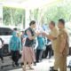 Ketua TP PKK Sumut Kahiyang Ayu memimpin bakti sosial HKG PKK ke-54 di Asahan dengan layanan kesehatan gratis, donor darah, EKG, bantuan sosial, dan dukungan posyandu/Hibata.id