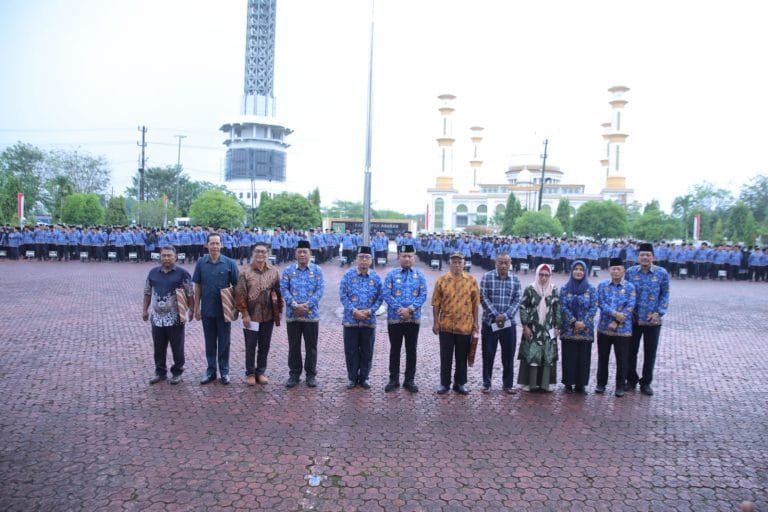 ASN Asahan Kini Bisa Bayar Pajak Kendaraan Usai Apel Hari Kesadaran Nasional/Hibata.id