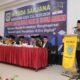 Bupati Asahan Taufik Zainal Abidin Siregar menghadiri wisuda 110 sarjana IAIDU Asahan di Kisaran dan menyatakan dukungan pengembangan kampus menuju universitas/Hibata.id