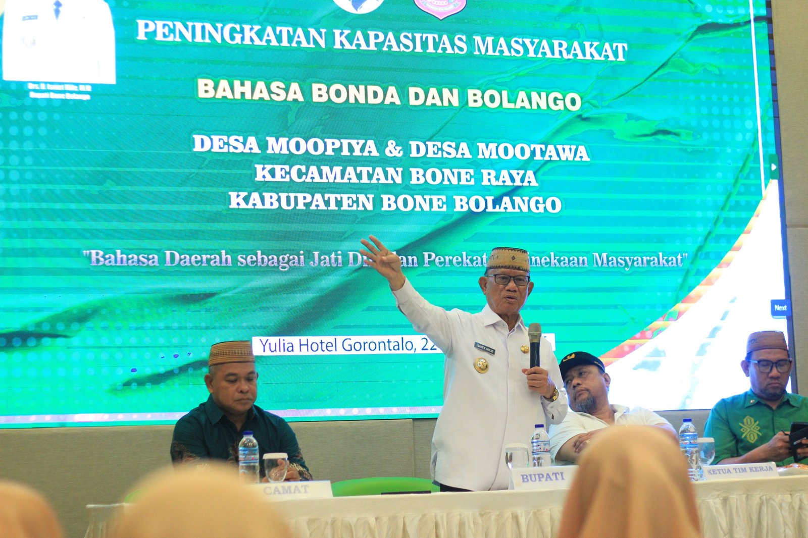 Pemerintah Kabupaten Bone Bolango menggelar pelatihan pelestarian Bahasa Bonda dan Bahasa Bolango untuk memperkuat identitas budaya daerah dan menjaga warisan leluhur Gorontalo/Hibata.id