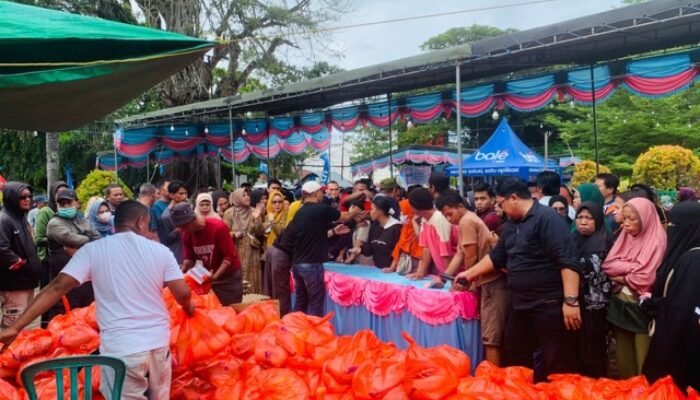 Jelang Idul Adha, Warga Serbu Pasar Murah Pemkot Gorontalo