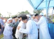 Wali Kota Kotamobagu, Weny Gaib, bersama Wakil Wali Kota Kotamobagu, Rendy Virgiawan Mangkat, menyampaikan ucapan Selamat Hari Raya Idul Adha 1447 Hijriah. (Foto: Humas Pemkot Kotamobagu)