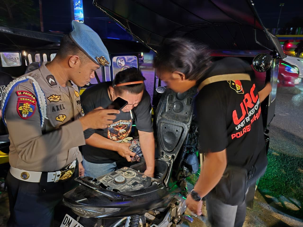 Polres Pohuwato Intensifkan Patroli Tim URC untuk Cegah Kejahatan Jalanan/Hibata.id