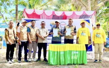 Wakil Ketua DPRD Bone Bolango Zainudin Pedro Bau menilai kerja sama Koperasi GASS dan BUMD Tinelo Lipu berpotensi mempercepat pembangunan daerah/Hibata.id