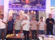 Wakil Ketua DPRD Bone Bolango Zainudin Pedro Bau menghadiri peluncuran Kedai Kopi Pesisir yang digagas Asosiasi Nelayan Provinsi Gorontalo dan HNSI di Bone Bolango/Hibata.id