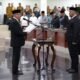 Ketua DPRD Provinsi Gorontalo, Idrus M.T. Mopili, memimpin prosesi pengambilan sumpah dan janji jabatan Aswan Djamaluddin sebagai anggota DPRD Provinsi Gorontalo melalui mekanisme Pengganti Antarwaktu (PAW) sisa masa jabatan 2024–2029, Senin (15/6/2026). Foto: Humas DPRD Gorontalo/Hibata.id