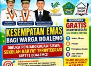 Pemerintah Kabupaten Boalemo mulai menjaring calon siswa Sekolah Rakyat Terintegrasi 71 Tahun Ajaran 2026-2027/Hibata.id