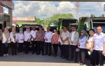 Pemerintah Kabupaten Bolaang Mongondow Utara melakukan pemantauan langsung di SPBU Bintauna untuk memastikan stok BBM aman/Hibata.id