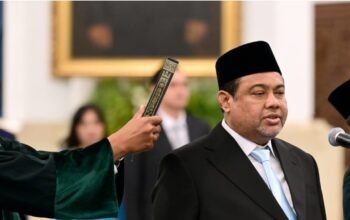 Said Iqbal dilantik sebagai Penasihat Khusus Presiden Bidang Ketenagakerjaan dan Kesejahteraan Buruh pada Senin, 8 Juni 2026 di Istana Negara, Jakarta. Foto: BPMI Setpres/Muchlis Jr