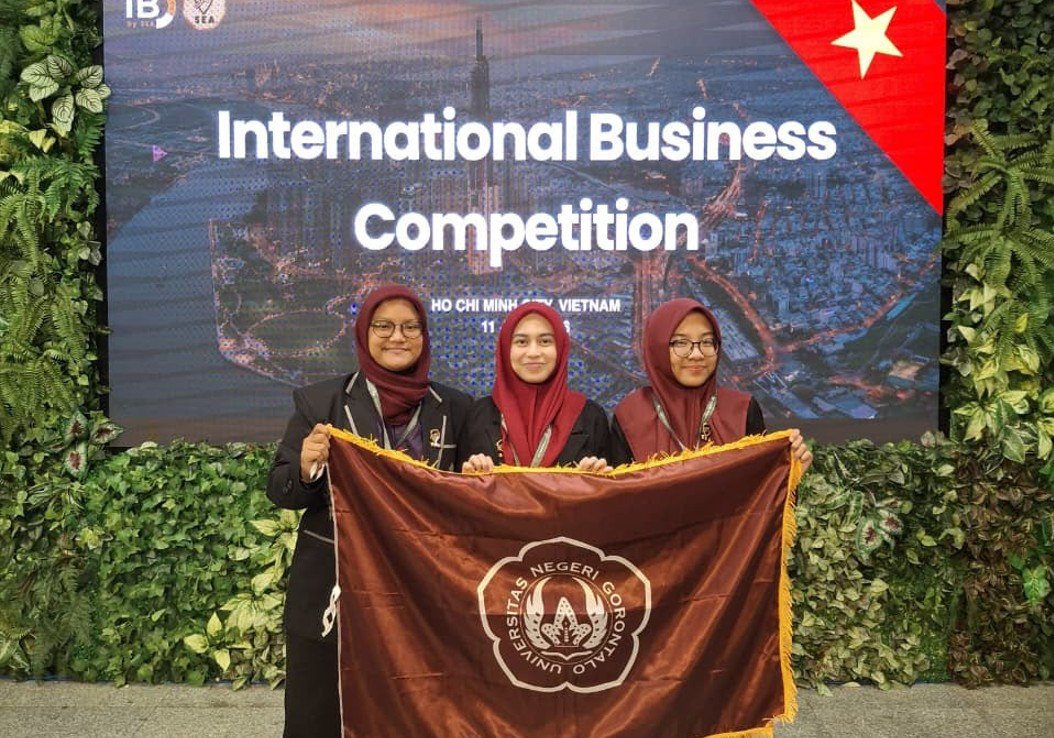 Mahasiswa FEB UNG Masuk Top 5 International Business Competition Vietnam 2026/Hibata.id