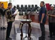 Sekretariat DPRD Provinsi Gorontalo mematangkan persiapan pelantikan PAW anggota DPRD dari PKS, Aswan Djamaluddin. Gladi kotor digelar untuk memastikan rapat paripurna berjalan lancar/Hibata.id