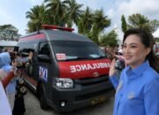 Gubernur Maluku Utara Sherly Tjoanda Laos justru harus meninggalkan lokasi Pekan Nasional (PENAS) Petani dan Nelayan XVII di Gorontalo menggunakan ambulans/Hibata.id