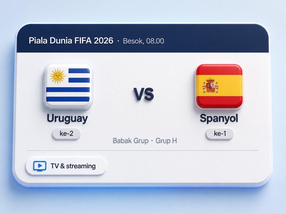 Prediksi Skor Uruguay vs Spanyol Bikin Fans Spanyol Deg-degan/Hibata.id