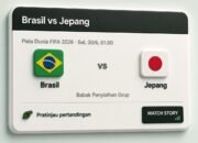 Brasil vs Jepang: Prediksi Skor Dipastikan Membuat Pendukung Samba Berdebar