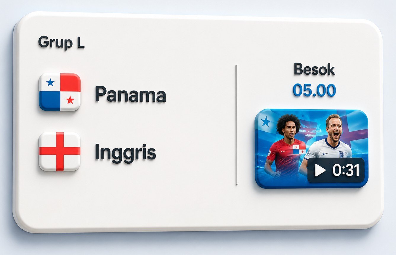 Prediksi skor Inggris vs Panama pada laga terakhir Grup L Piala Dunia 2026/Hibata.id