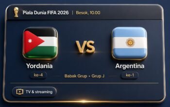 Timnas Argentina memang lebih diunggulkan saat menghadapi Yordania pada laga ketiga Grup J Piala Dunia 2026/Hibata.id