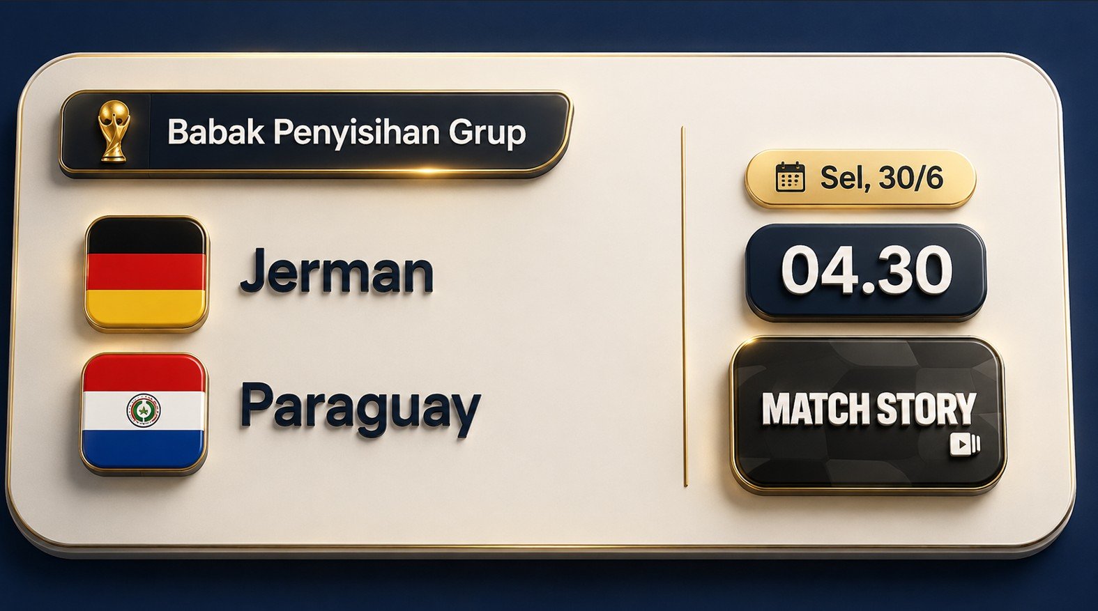 Prediksi Jerman vs Paraguay/Hibata.id