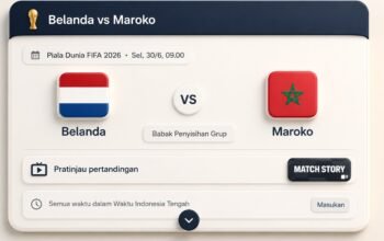 Prediksi Belanda vs Maroko: De Oranje Jangan Terlalu Percaya Diri/Hibata.id