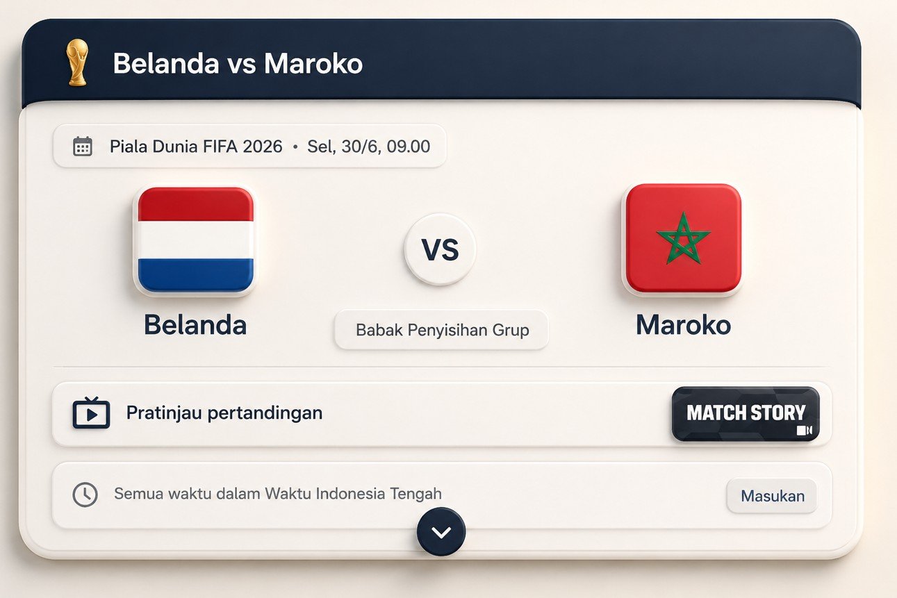 Prediksi Belanda vs Maroko: De Oranje Jangan Terlalu Percaya Diri/Hibata.id